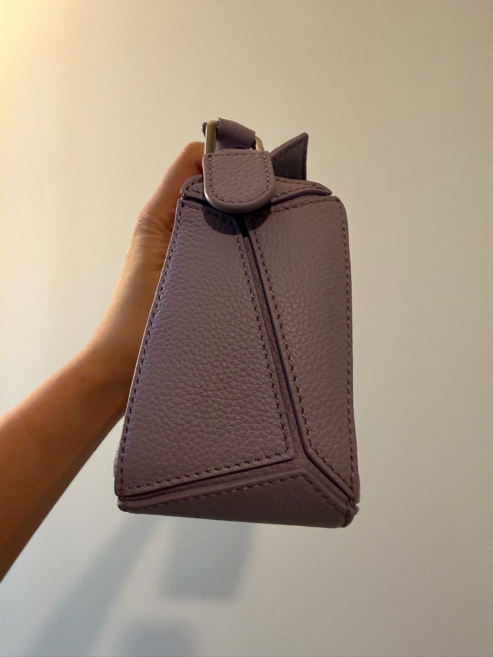 Loewe Puzzle Mini Crossbody Bag in Lilac - Picture 8 of 11
